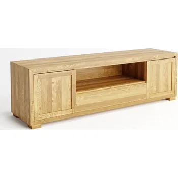 Komoda Bukový TV stolek NEW YORK CABERRA Barevné provedení: Eben