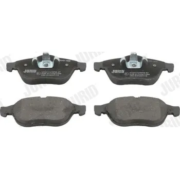 Brzdová destička Sada brzdových destiček, kotoučová brzda JURID 573017J