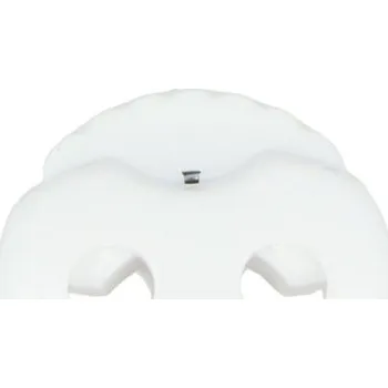 Brzdičky s dvěma dírkami 20x22 mm velké POL, barva Bílá (101)