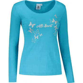 Dámské triko ALTISPORT CARRYOVER ALW011169 TYRKYSOVÁ XS