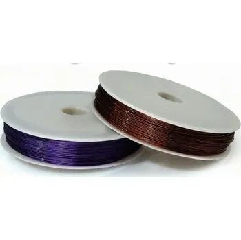 Nylonové lanko Ø 0,45mm - fialová (80m)