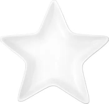 Clayre & Eef Star 6CE1464 20 cm bílá