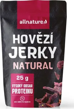 Sušené maso Allnature Beef Natural Jerky