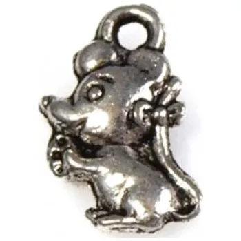 Přívěsek Přívěsek kovový - MYŠKA 7x10mm