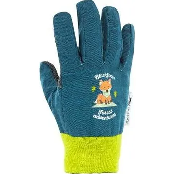 Pracovní rukavice BLACKFOX Rukavice pracovní Happy Blackfox, dětské, blue 5-6 let