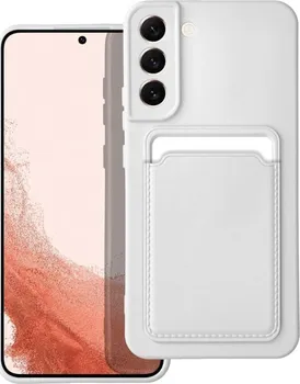 Pouzdro na mobilní telefon Forcell Card Case pro Samsung Galaxy S22+ bílé