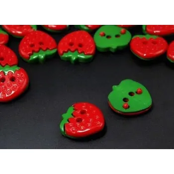 Knoflík Knoflík dětský - jahůdka