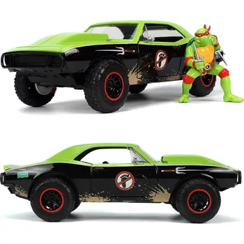 autíčko Želvy Ninja - Diecast Model 1/24 1967 Chevrolet Camaro s figurkou Raphael