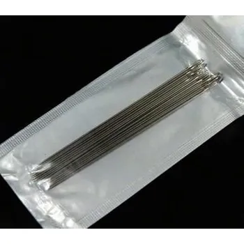 Nástroj na niť a příze Jehly na perličky vel. 10 - délka 40mm (3 kusy)