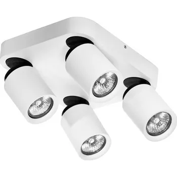 Stropní a nástěnné bodové svítidlo Azzardo Tomi 4 KW white/grey AZ0682 GU10 4x50W 21cm bílo-šedé