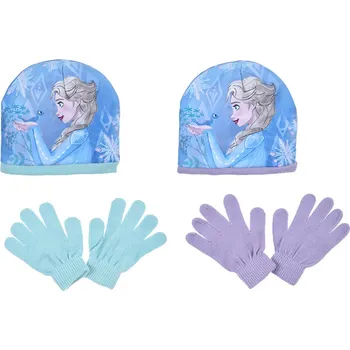 Čepice SUN CITY Čepice rukavice Frozen Ledové království sada 2ks Barva: TYRKYSOVÁ, Velikost: 54