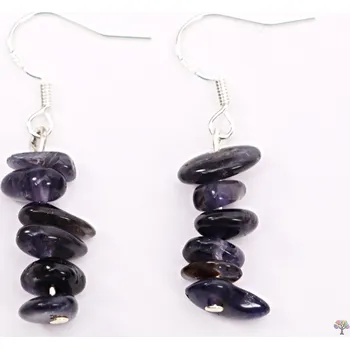 Náušnice Magieprirody.cz Náušnice z kamene Iolit #85