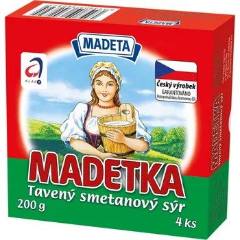 Madeta Madetka tavený smetanový sýr Madeta Madetka tavený smetanový sýr