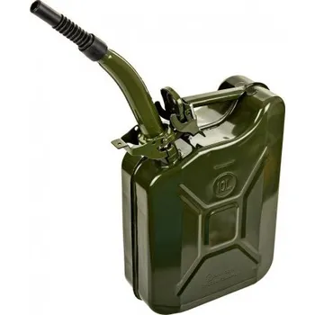 Kanystr 10l Kovový Kanystr + Kovová Nálevka MZR 62665