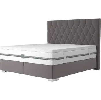 Postel Postel boxspring PAOLA šedá moderní