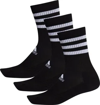 Pánské ponožky adidas 3S CSH CRW3P DZ9347 3 páry černé