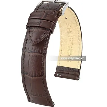 Řemínek na hodinky Řemínek k hodinkám HIRSCH Duke L hnědá (10) 22 mm pánský