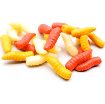 Umělá nástraha Enterprise Tackle Enterprise červi, patentky - Moučný červ bronz 20ks