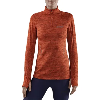Dámská mikina CEP Zimní běžecká mikina Dámská Velikost: L, Barvy: dark orange melange