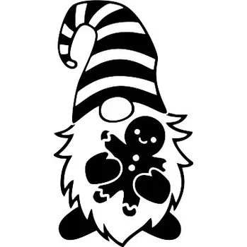 samolepka Vánoční samolepka trpaslík | JPdesign.cz