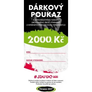 Dárkový potravinový koš Elektronický dárkový poukaz Fitness007 2000 Kč pro holku + Sleva 3 % pro registrované