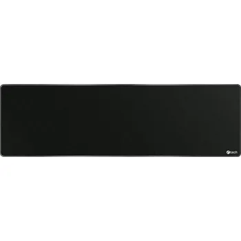 Podložka pod myš C-TECH Podložka pod myš MP-01XL, černá, 900x270x4mm, obšité okraje MP-01XL-BK