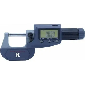 KMITEX Mikrometr třmenový digitální nastavení tolerančního pole měření 25-50mm