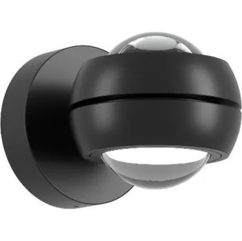 Nástěnné svítidlo Lodes 16552 2027 Nautilus mini, černé svítidlo se 2 reflektory, 2x6W LED 2700K stmívatelné, prům. 8,5cm