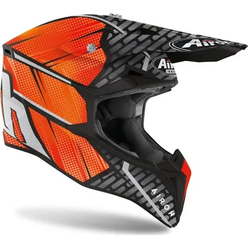 Helma na motorku Airoh 2023 motokros helma WRAAP Idol oranžová / matná velikost XL