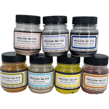 Speciální výtvarná barva Jacquard Barvy na batikování za studena reaktivní Procion MX 19g