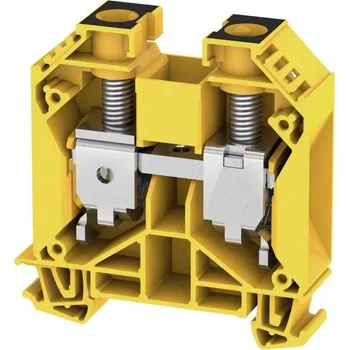 Rozvaděč WEIDMÜLLER Svorka Weidmuller WDU 35 GE/SW černá/žl. 2000060000