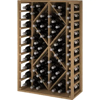 Stojan na víno Expovinalia Regál na víno TORAL II Materiál a odstín: Borovice s odstínem světlý dub