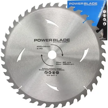 Pilový kotouč Kotouč pilový s SK plátky (vidiový), 400x40Tx32mm POWER BLADE M09074