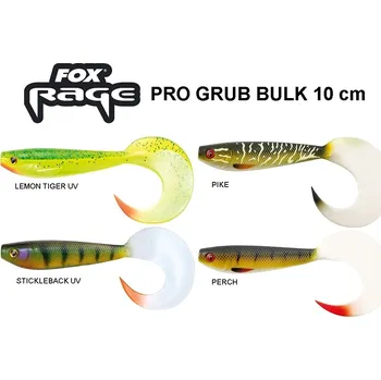 Nástraha FOX Rage gumová nástraha Pro Grub Bulk 10 cm barva: Perch
