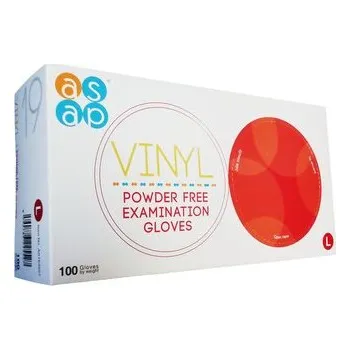 Rukavice na úklid Rukavice vinylové 100 ks M jednorázové