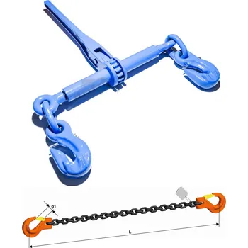 Příslušenství pro plot Přivazovací řetězový napínák 8000kg VZK-RH-10-10, celková délka 3 m