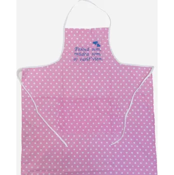 Kuchyňská zástěra Kuchyňská zástěra bavlněná růžová TiaHome