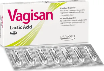 Lék na ženské potíže Dr. Wolff Vagisan Lactic Acid 7 čípků