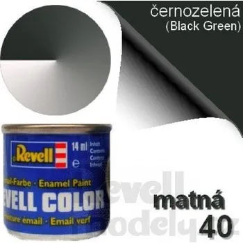 Modelářská barva 32140 - Černozelená 14ml (Black Green) 40
