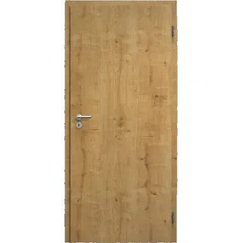 Interiérové dveře SAPELI ELEGANT KOMFORT M10 - CPL LAMINÁT - OTOČNÉ DVEŘE VČ. ZÁRUBNĚ - Dub sukatý Průchozí šířka (cm): 80, Průchozí výška (cm): 197