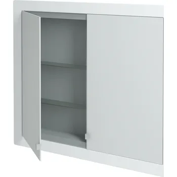 Zrcadlo Dřevojas dvoudvéřová galerka GRID GA2OE 90 Barevné provedení: D06 Ořech