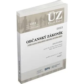 ÚZ 1513: Občanský zákoník 2023 - Nakladatelství Sagit (2023, brožovaná)