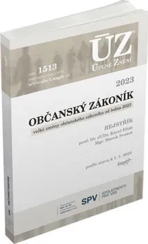 ÚZ 1513: Občanský zákoník 2023 - Nakladatelství Sagit (2023, brožovaná)