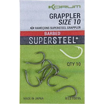 Rybářský háček Korum háčky Grappler Hooks-barbed-10 ks Varianta: vel. 14