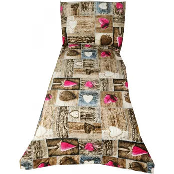 Povlečení Aaryan´s Povlečení mikroplyš HEART red violet 140 x 200 70 x 90