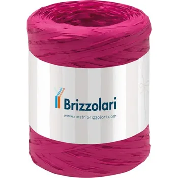 Stuha Barevné lýko - raffia fuchsia - 1m