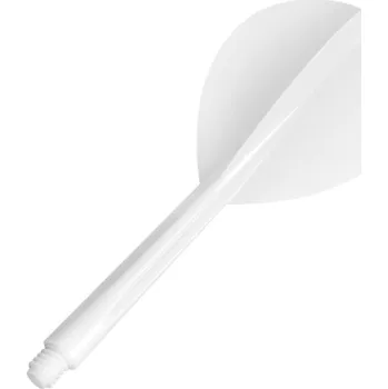 Příslušenství pro šipky Condor Letky Zero Stress - Teardrop - Long - White CN069