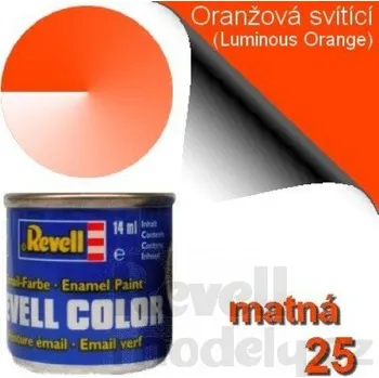 Modelářská barva 32125 - Oranžová svítící 14ml (Luminous Orange) 25