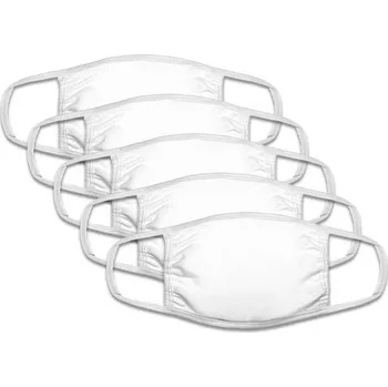 Pánské pyžamo Rouška bavlněná Fruit of the Loom 5 ks - bílá