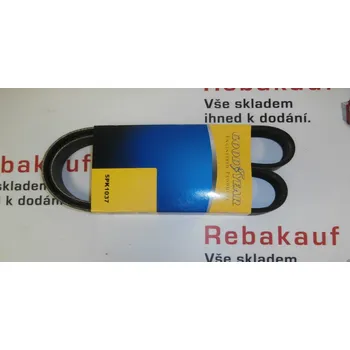 Drážkový řemen FIAT - LANCIA - MAZDA 626 IV , MX-6 (5PK1037 FIAT 7695968 FIAT 7702740 LANCIA 7695968 LANCIA 7702740 MAZDA FS0515907)